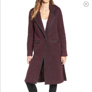 DVF Wool-blend Tweed Coat NWOT